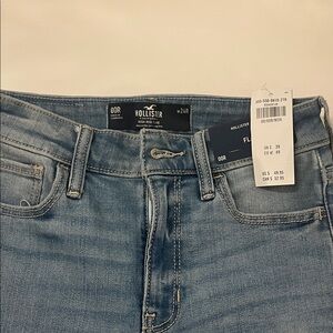 Hollister High-rise Flare Denim Blue Jeans 00/reg